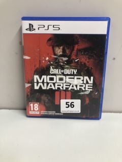 PLAYSTATION 5 CALL OF DUTY MODERN WARFARE III (ID REQUIRED 18+)