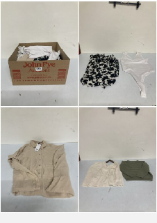 BOX OF WOMEN'S DESIGNER CLOTHING VARIOUS SIZES