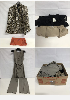 BOX OF WOMEN'S DESIGNER CLOTHING VARIOUS SIZES