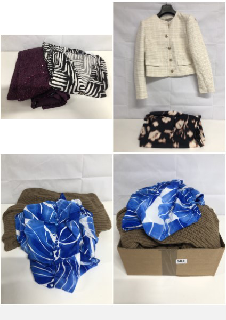 BOX OF WOMEN'S DESIGNER CLOTHING VARIOUS SIZES