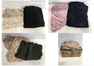 BOX OF WOMEN'S DESIGNER CLOTHING VARIOUS SIZES