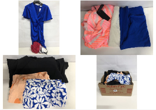 BOX OF WOMEN'S DESIGNER CLOTHING VARIOUS SIZES