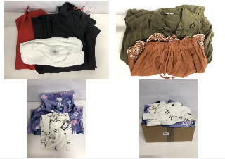 BOX OF WOMEN'S DESIGNER CLOTHING VARIOUS SIZES