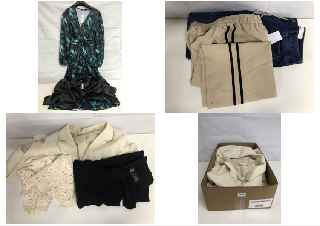 BOX OF WOMEN'S DESIGNER CLOTHING VARIOUS SIZES