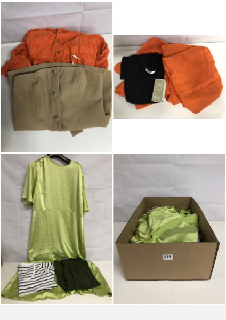 BOX OF WOMEN'S DESIGNER CLOTHING VARIOUS SIZES