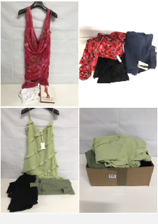 BOX OF WOMEN'S DESIGNER CLOTHING VARIOUS SIZES