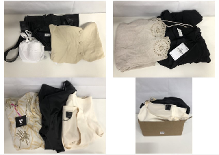 BOX OF WOMEN'S DESIGNER CLOTHING VARIOUS SIZES