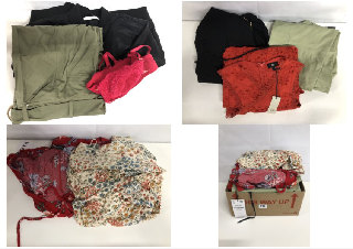 BOX OF WOMEN'S DESIGNER CLOTHING VARIOUS SIZES