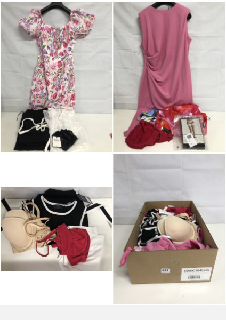 BOX OF WOMEN'S DESIGNER CLOTHING VARIOUS SIZES