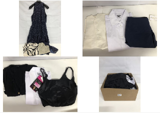 BOX OF WOMEN'S DESIGNER CLOTHING VARIOUS SIZES