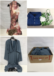 BOX OF WOMEN'S DESIGNER CLOTHING VARIOUS SIZES