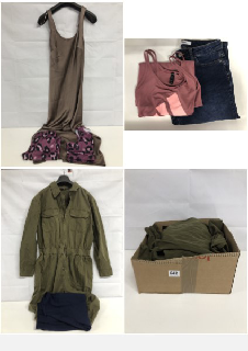 BOX OF WOMEN'S DESIGNER CLOTHING VARIOUS SIZES