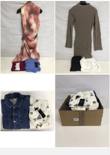 BOX OF WOMEN'S DESIGNER CLOTHING VARIOUS SIZES