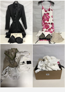 BOX OF WOMEN'S DESIGNER CLOTHING VARIOUS SIZES