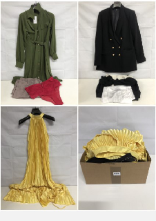 BOX OF WOMEN'S DESIGNER CLOTHING VARIOUS SIZES