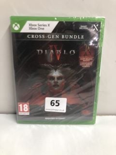 XBOX SERIES X / XBOX ONE CROSS-GEN BUNDLE DIABLO IV CONSOLE GAME (ID REQUIRED 18+)(SEALED)