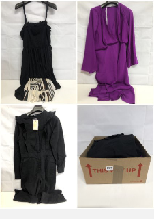 BOX OF WOMEN'S DESIGNER CLOTHING VARIOUS SIZES