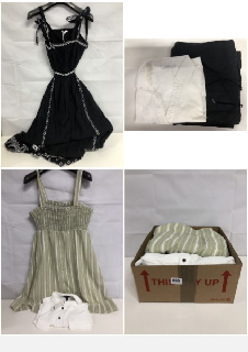 BOX OF WOMEN'S DESIGNER CLOTHING VARIOUS SIZES