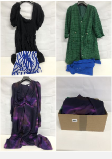 BOX OF WOMEN'S DESIGNER CLOTHING VARIOUS SIZES