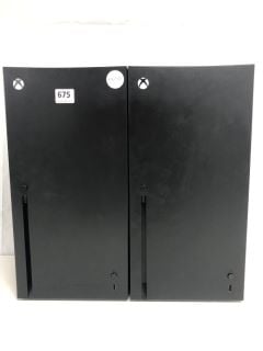 2 X XBOX SERIES X REPLICA MINI FRIDGE THERMOELECTRIC COOLER