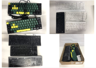 BOX OF KEYBOARDS TO INC ADX GAMING KEYBOARD