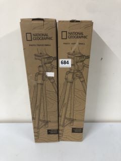 2 X NATIONAL GEOGRAPHIC PHOTO TRIPOD SMALL