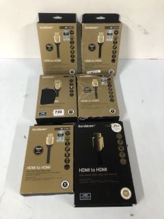 6 X SANDSTROM GOLD SERIES PRODUCTS TO INC SANDSTROM GOLD SERIES HDMI TO HDMI