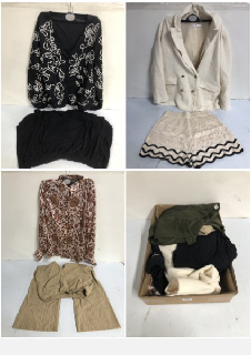 BOX OF WOMEN'S DESIGNER CLOTHING VARIOUS SIZES