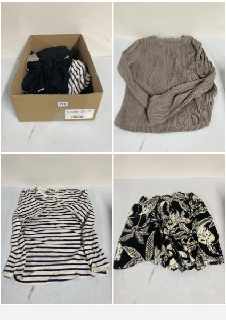 BOX OF WOMEN'S DESIGNER CLOTHING VARIOUS SIZES