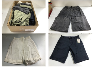 BOX OF MEN'S CLOTHING VARIOUS SIZES