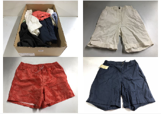 BOX OF MEN'S CLOTHING VARIOUS SIZES