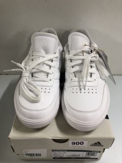 ADIDAS TENNIS WHITE SHOES - SIZE 7