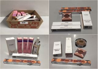 BOX OF VARIOUS BEAUTY PRODUCTS INC. ICONIC LONDON RADIANT CONCEALER & BRIGHTENING DUO