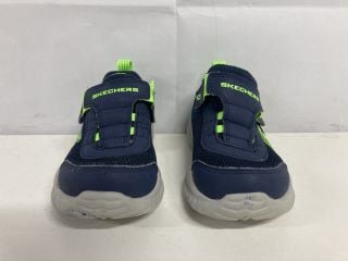 SKECHERS CHILDREN'S NAVY SHOES - SIZE 6