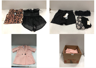 BOX OF CLOTHES IN VARIOUS SIZES AND DESIGNS