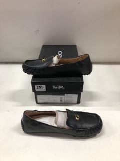 COACH RONNIE LTH LOAFER UK SIZE: 4