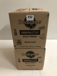 2 X PEDIGREE DENTASTIX DAILY FRESH MEDIUM DOGS