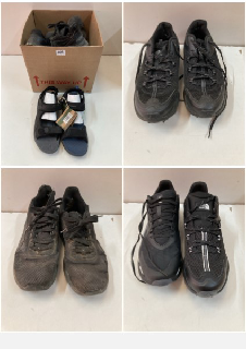 BOX OF FOOTWEAR IN VARIOUS SIZES