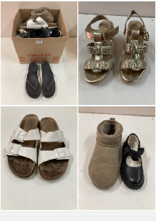 BOX OF FOOTWEAR IN VARIOUS SIZES