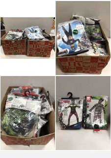 2 X BOXES OF ITEMS INC MARVEL AVENGERS HULK COSTUME (3/4 YEARS)