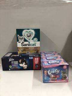 3 X CAT ITEMS INC SANICAT ACTIVE GOLD