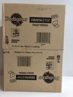 2 X PEDIGREE DENTASTIX DAILY FRESH (BBE 12/11/2024)