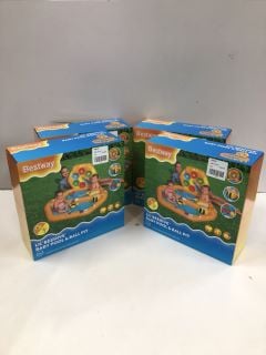 4 X BESTWAY LIL BEEHIVE PADDLING POOL AND BALL PIT RRP: £39.99 EACH