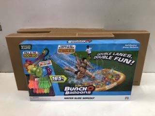 4 X ZURU BUNCH 'O' BALLOONS RAPID FILL WATER SLIDES RRP: £23.00 EACH