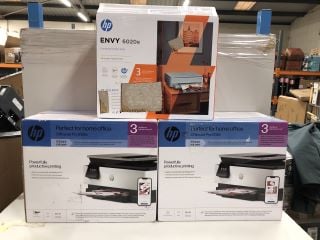 3 X HP PRINTERS INC ENVY 6020E