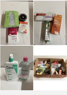 2 X BOX OF ITEMS INC CERAVE FOAMING CLEANSER