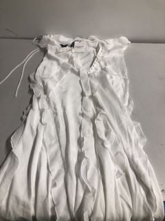 BARDOT JUNIOR DESIGNER DRESS IN WHITE - SIZE UK 10