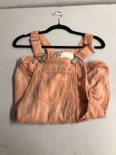 WOMEN'S DESIGNER OVERALLS IN PEACH - SIZE UK 8 - RRP Â£90