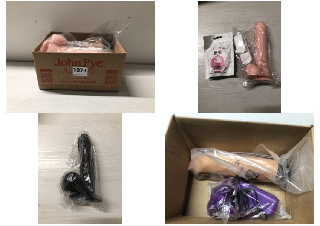 BOX OF ADULT SEX TOYS IN VARIOUS SIZES & STYLES (18+ ID REQUIRED)