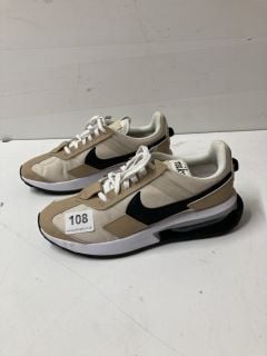 NIKE RUNNING TRAINERS IN BEIGE - SIZE UK 5